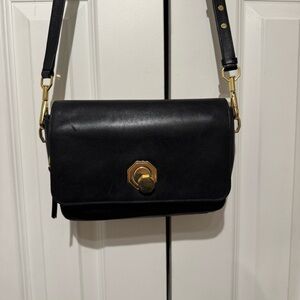 Louise Et Cie Black and Gold Crossbody